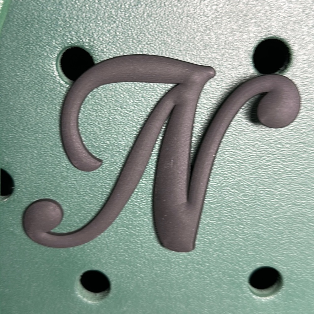 Alphabet BOGG BAG Inspired Decor Letter “N” - #112